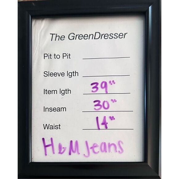 H&M Dark Wash Jeans size 4 - Picture 6 of 6